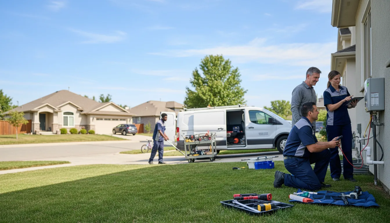 Tankless water heater service in Jeddo, MI